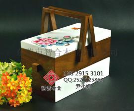 智合设计生产的月饼木盒出口日本