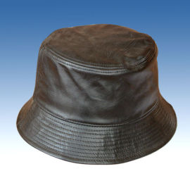 高普皮革男式渔夫帽9C0284