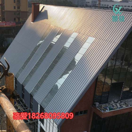 YX25-430型铝镁锰板 直立锁边屋面板 立边咬合系统